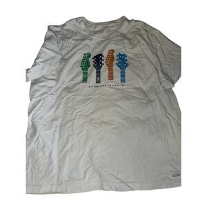 LIFE IS GOOD size XXL shirt guitars